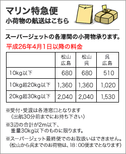 マリン特急便|小荷物の搬送はこちら